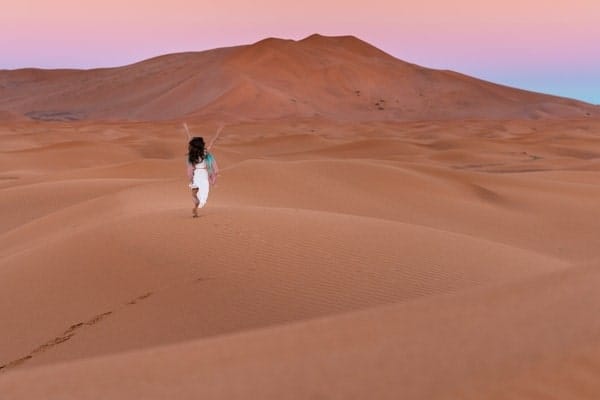 Merzouga vibes, a stunning sunset and peaceful place ever