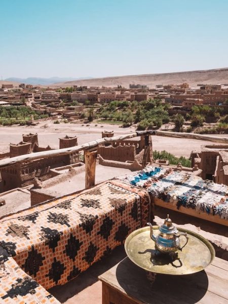 Traditional earthen buildings of Ait Ben Haddou during a 3-Day Tour from Marrakech to Merzouga