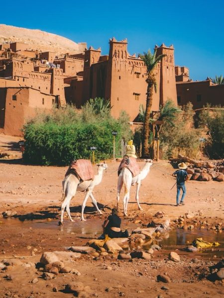 Ait Ben Haddou Kasbah, UNESCO World Heritage Site near Ouarzazate, Morocco