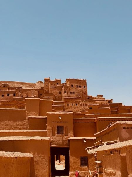Ancient Ait Ben Haddou Ksar, a UNESCO World Heritage site in Morocco