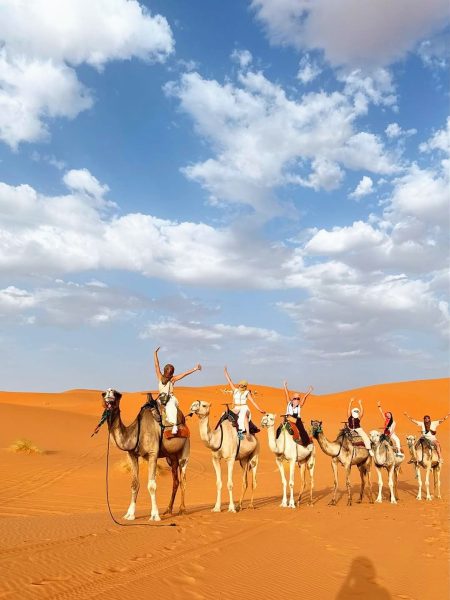 Camel Trekking , featured on the 3-day tour from Marrakech to Merzouga.