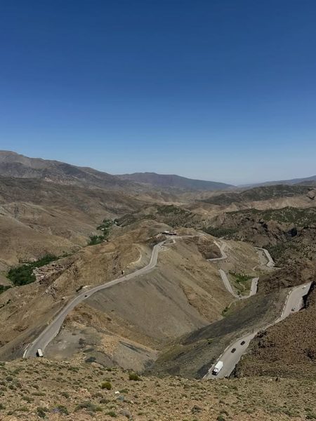 Scenic view of the High Atlas Mountains along a 4-day Morocco tour in Morocco