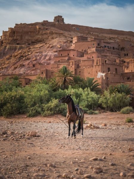 Historic Kasbah of Ait Ben Haddou, a UNESCO World Heritage site in Morocco