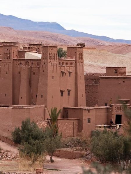 The ancient earthen towers of Kasbah Amridil in Skoura.